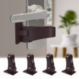 Verrous de porte universels pour la sécurité des enfants (4 pcs) – La tranquillité d’esprit à chaque porte fermée