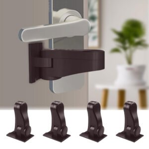 Verrous de porte universels pour la sécurité des enfants (4 pcs) – La tranquillité d’esprit à chaque porte fermée