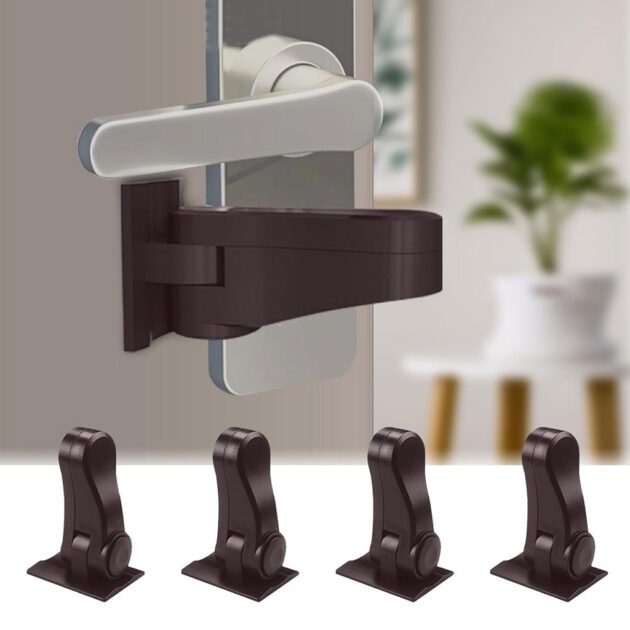 Verrous de porte universels pour la sécurité des enfants (4 pcs) – La tranquillité d’esprit à chaque porte fermée