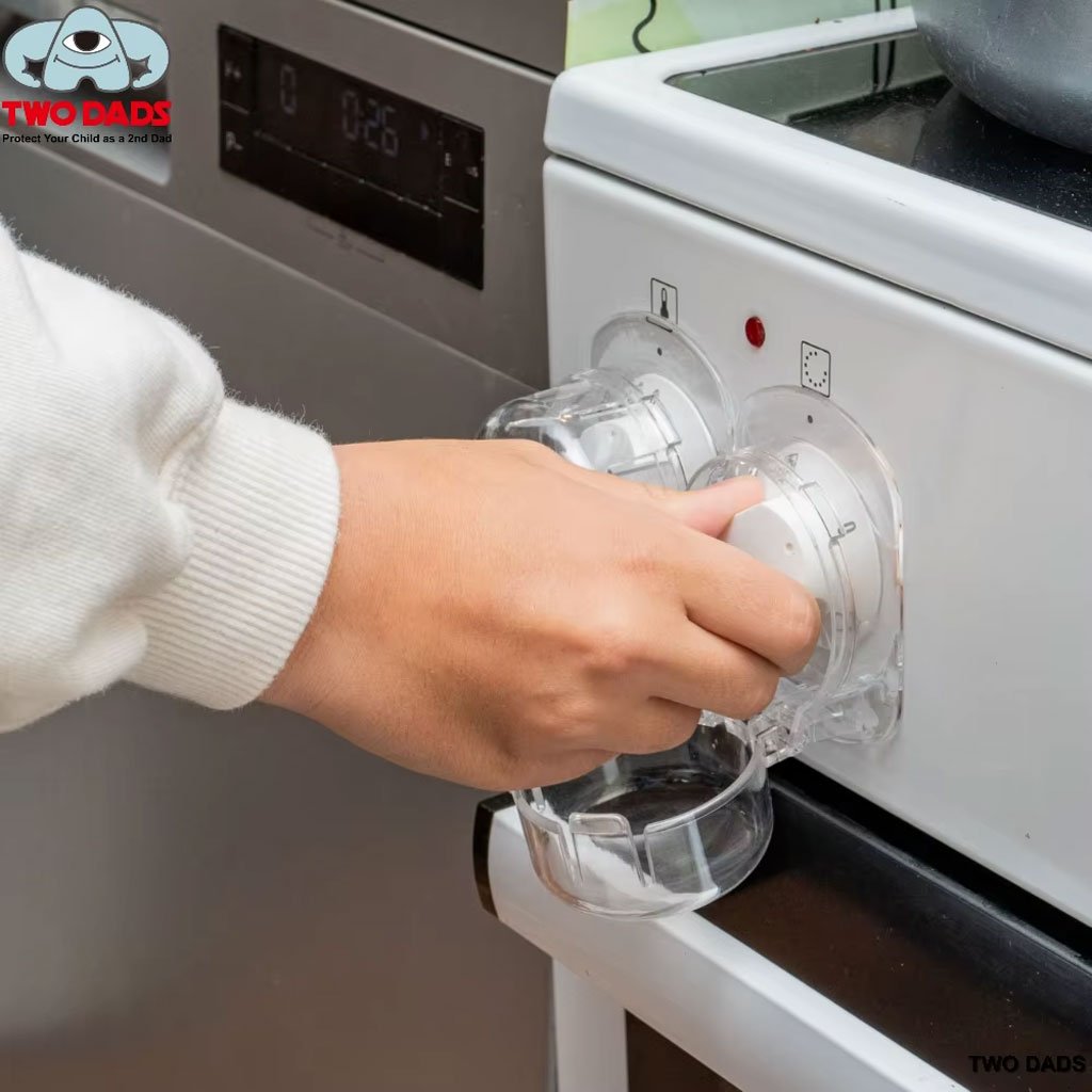 Protections transparentes universelles pour boutons de cuisinière à gaz - الصورة 6
