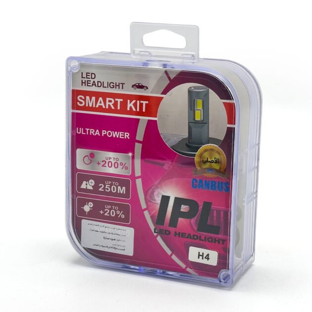 Ampoules LED H4 90W CANBUS +200% visibilité avec portée jusqu’à 250 m et filtre UV