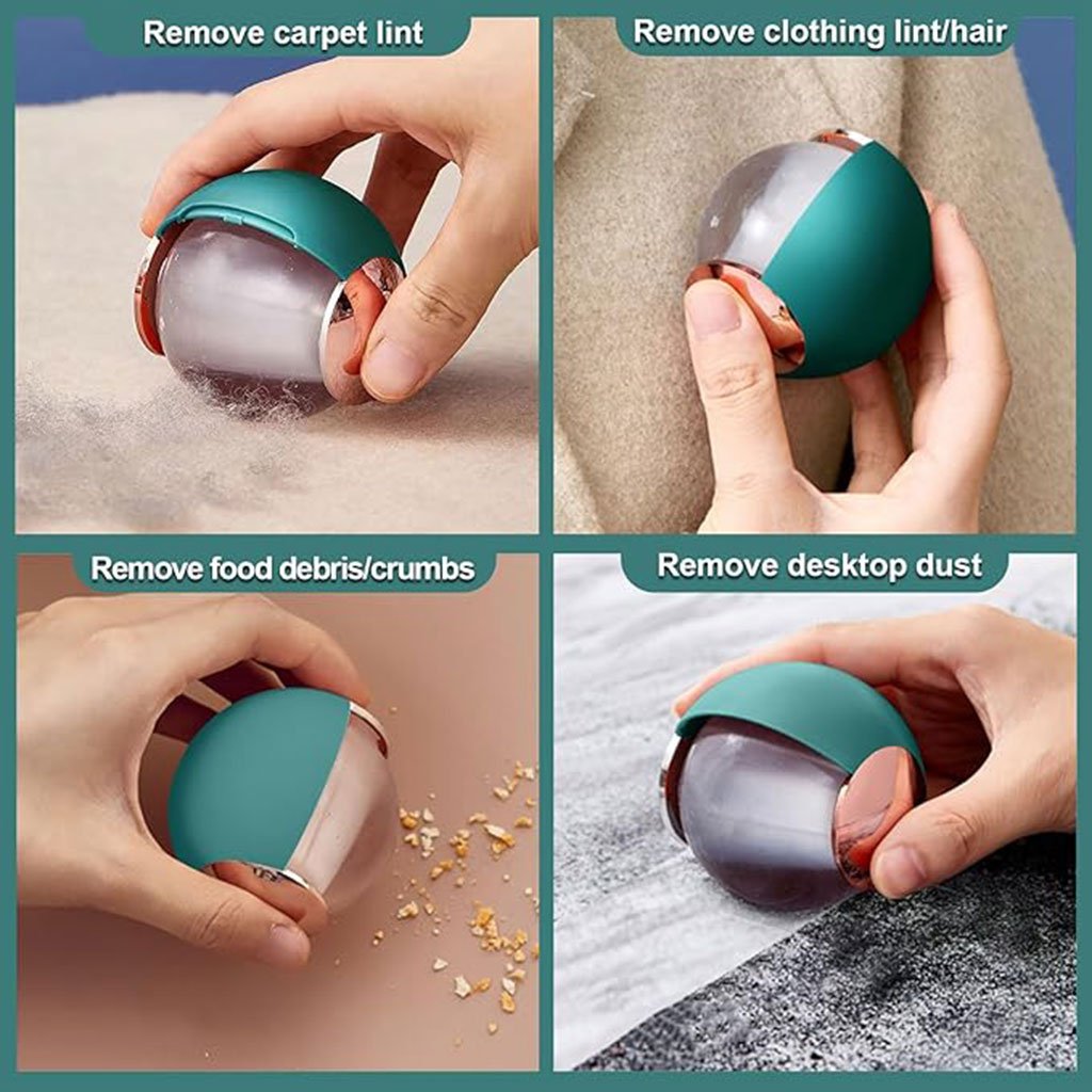Boule Anti-Peluches Adhésive en Gel Portable – Nettoyage Multifonction pour Vêtements - الصورة 5
