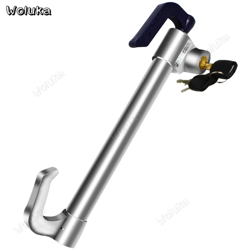 Serrure Antivol Double Crochet – Frein & Volant en Acier Inoxydable - الصورة 2