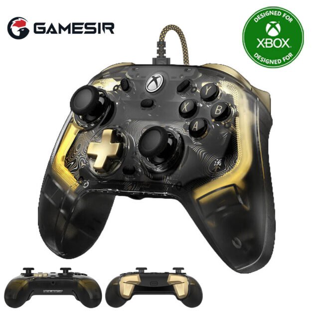 Manette filaire GameSir Kaleid Flux éclairage RGB pour Xbox