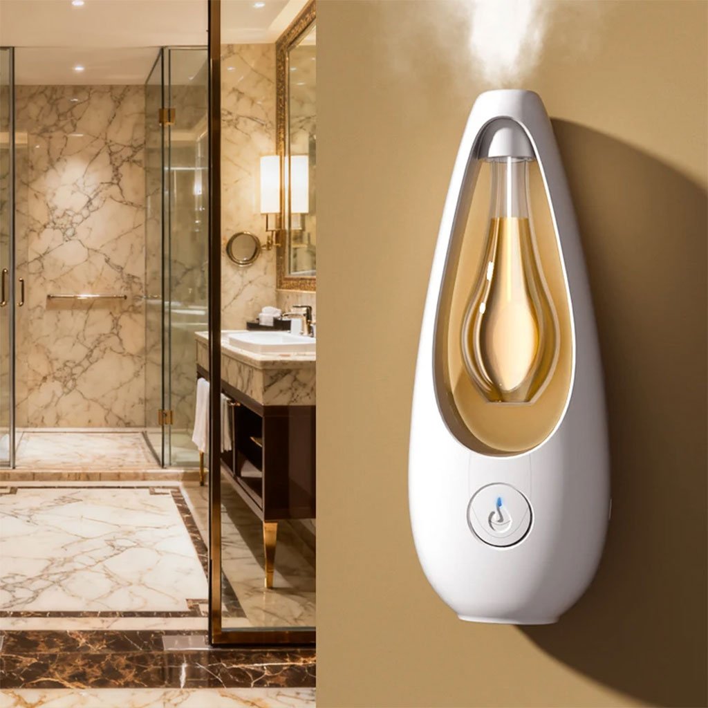 Diffuseur de parfum portable sans eau avec minuterie 4 modes (bureau ou mural) - الصورة 3