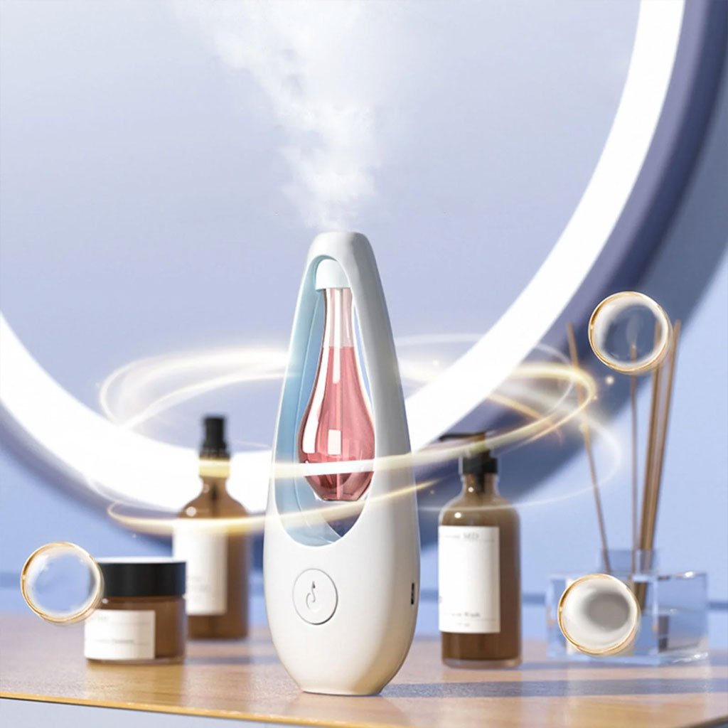 Diffuseur de parfum portable sans eau avec minuterie 4 modes (bureau ou mural) - الصورة 4