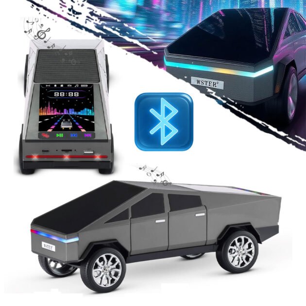 Haut-Parleur Bluetooth Pick-Up KP-828 – Son HD & LED Festive Mobile