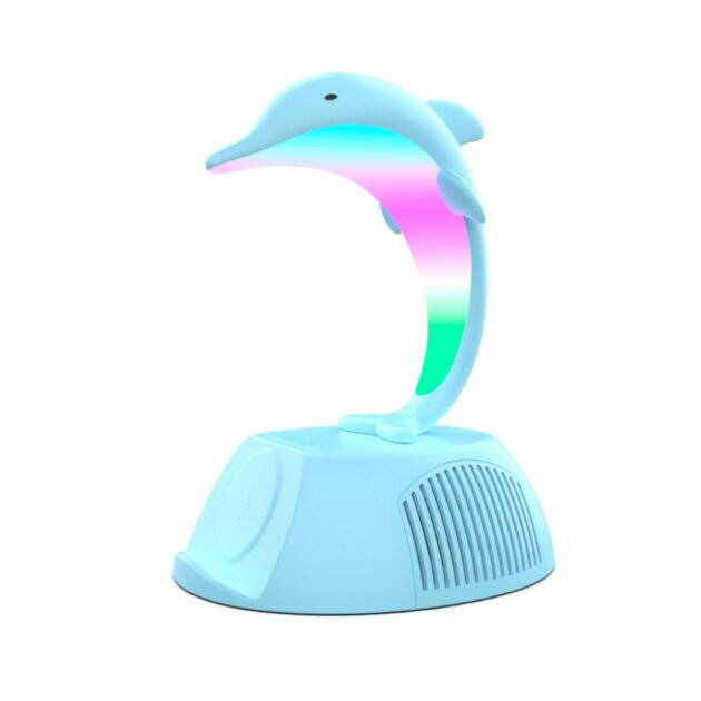 Haut-Parleur Bluetooth Dauphin L-41 – Son, Lumière & Charge Sans Fil en Harmonie