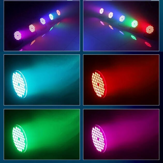 Projecteur Stroboscope LED RGB 36 LED – Effets Lumineux Scéniques Professionnels