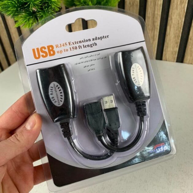 Extendeur USB via câble réseau RJ45 (2PCS)