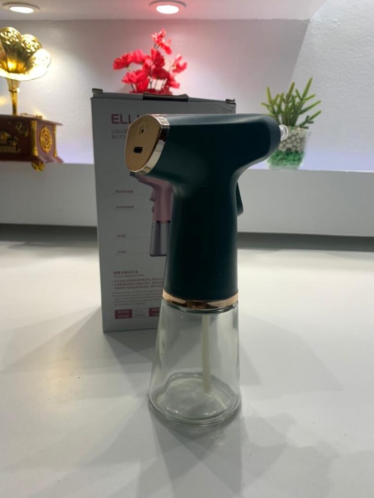 Pulvérisateur d’Huile Électrique 280 ml à Batterie Rechargeable – Cuisine facile et précise d’une seule touche