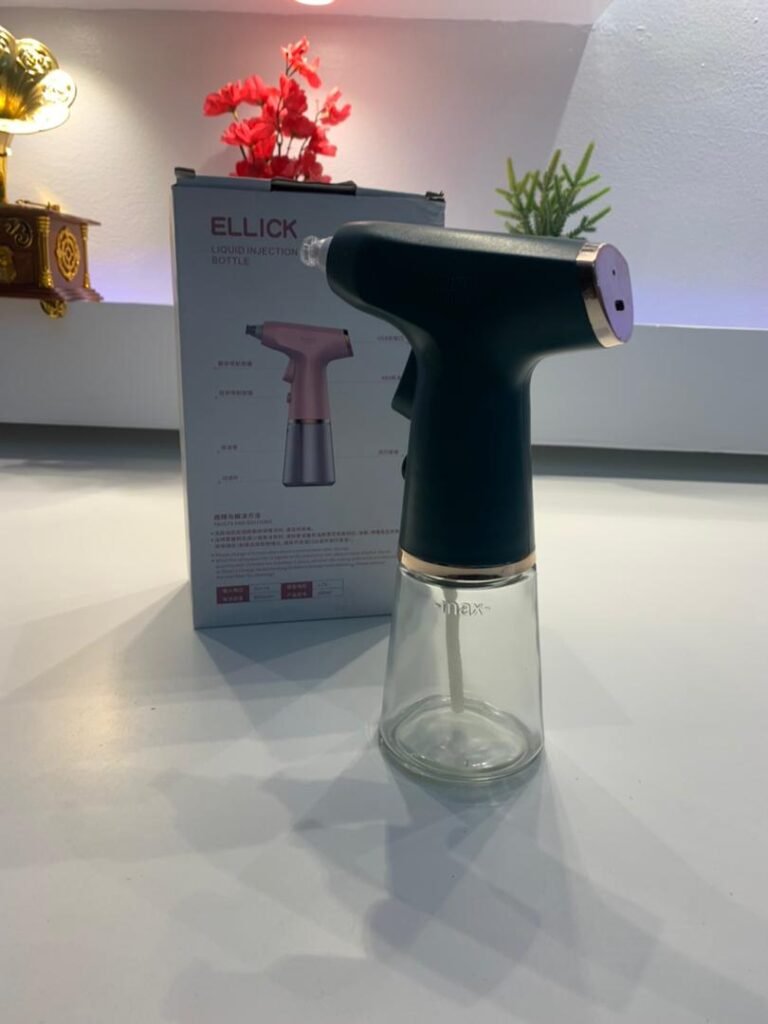 Pulvérisateur d’Huile Électrique 280 ml à Batterie Rechargeable – Cuisine facile et précise d’une seule touche