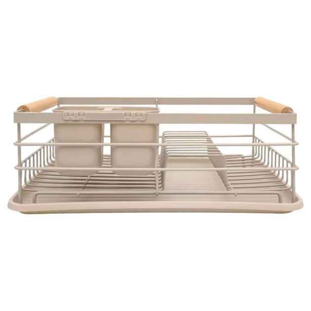 Égouttoir à Vaisselle Compact avec Bac de Drainage – Organisation Intelligente & Élégance Quotidienne