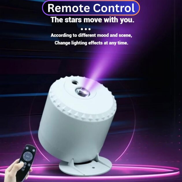 Projecteur Galaxie et Étoiles avec Télécommande & Synchronisation Musicale – Transformez votre plafond en ciel magique