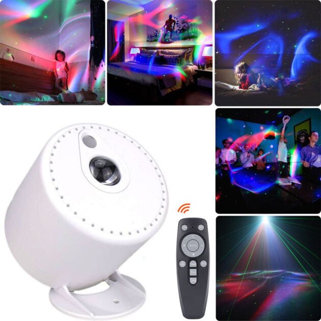 Projecteur Galaxie et Étoiles avec Télécommande & Synchronisation Musicale – Transformez votre plafond en ciel magique