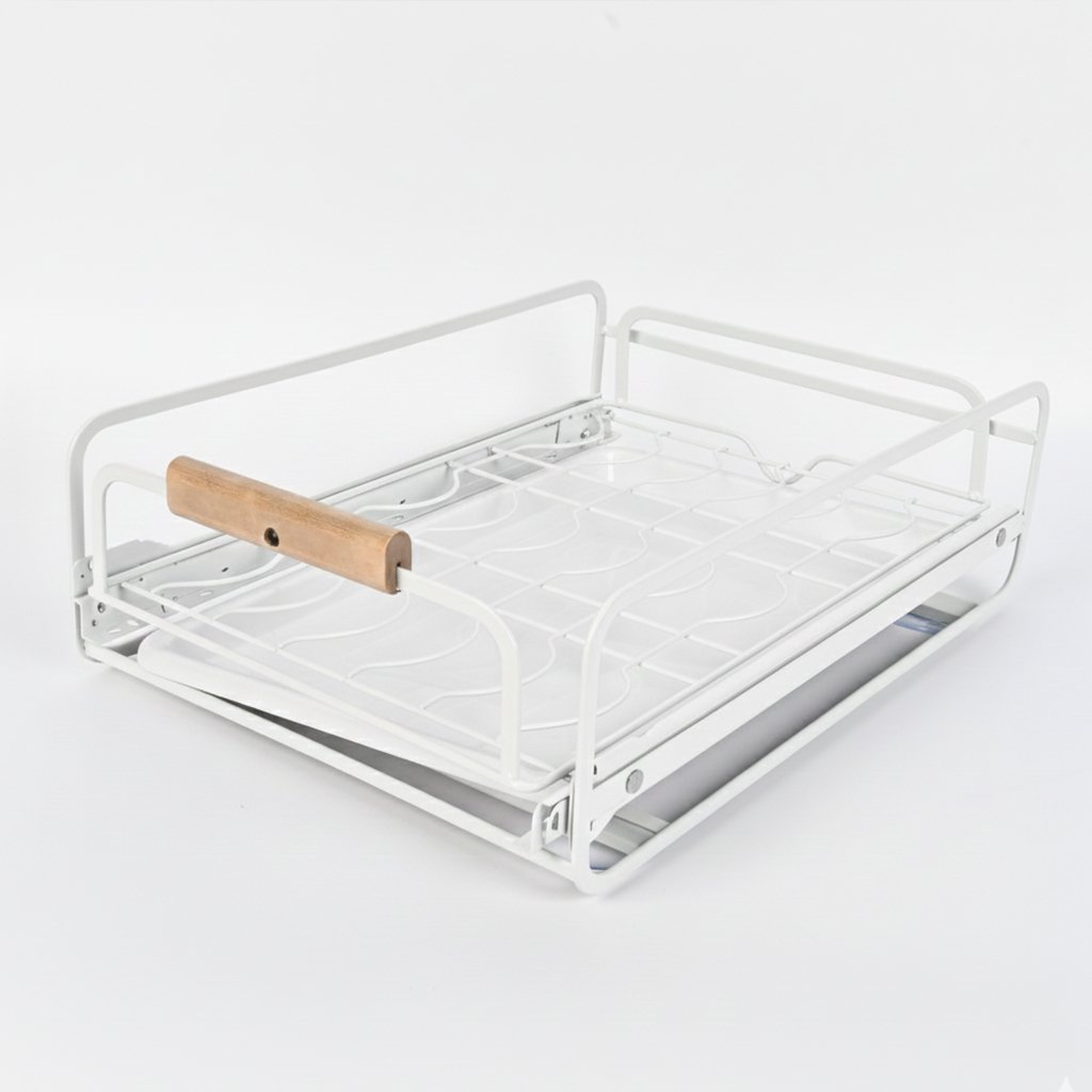 Égouttoir à Vaisselle avec Poignées en Bois – Élégance & Organisation Pratique - الصورة 5