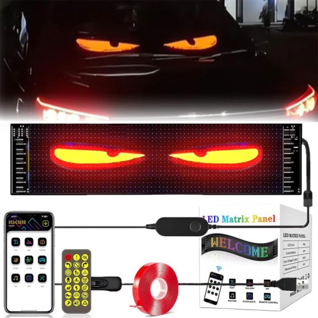 Bande LED Matrix Programmable – Écran Souple Intelligent pour Voiture & Camion