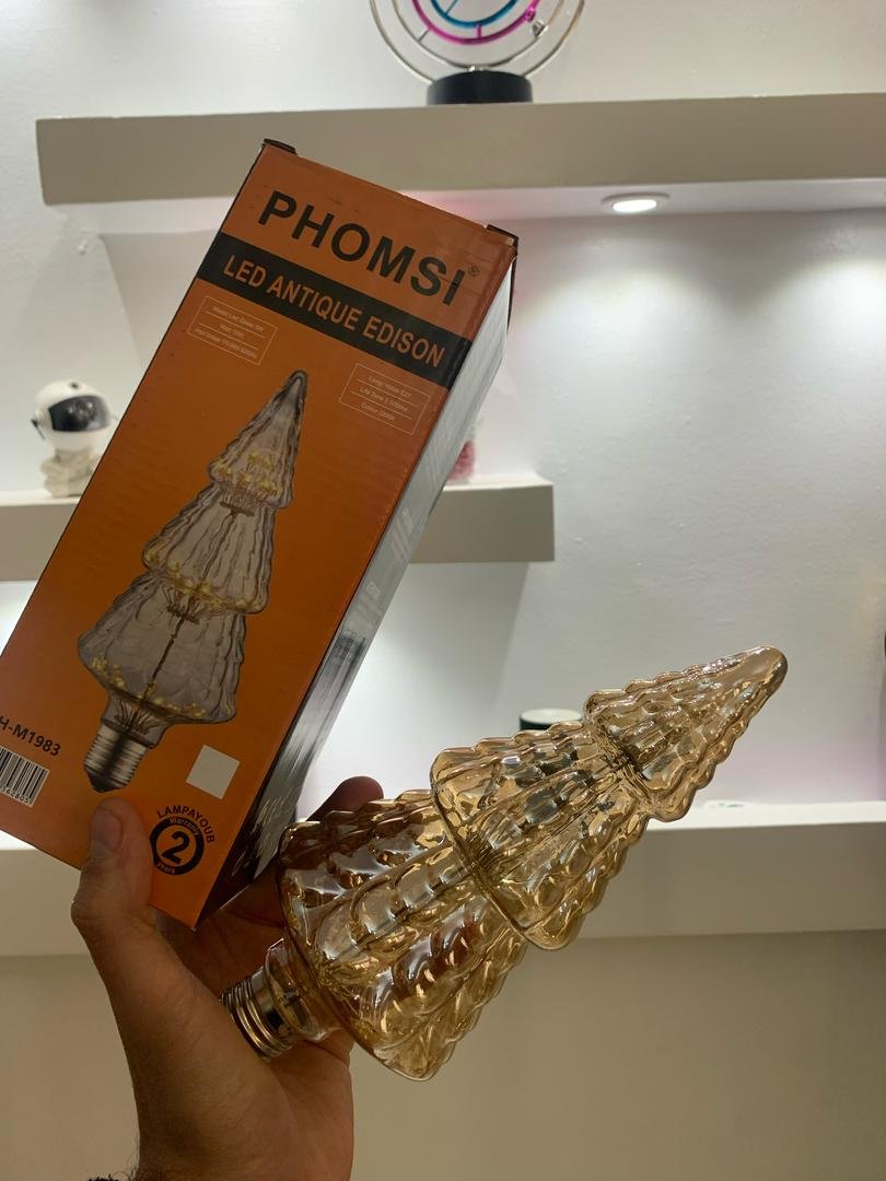 Ampoule Edison E27 à Vis LED Motif Arbre - الصورة 6