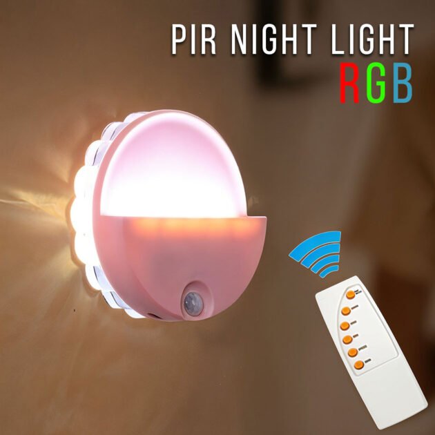 Lampe Veilleuse Magnétique Intelligente RGB – Design Cristal Élégant & Détection de Mouvement