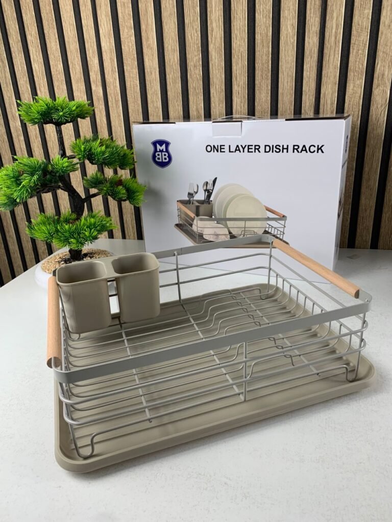 Égouttoir à Vaisselle Compact avec Bac de Drainage – Organisation Intelligente & Élégance Quotidienne