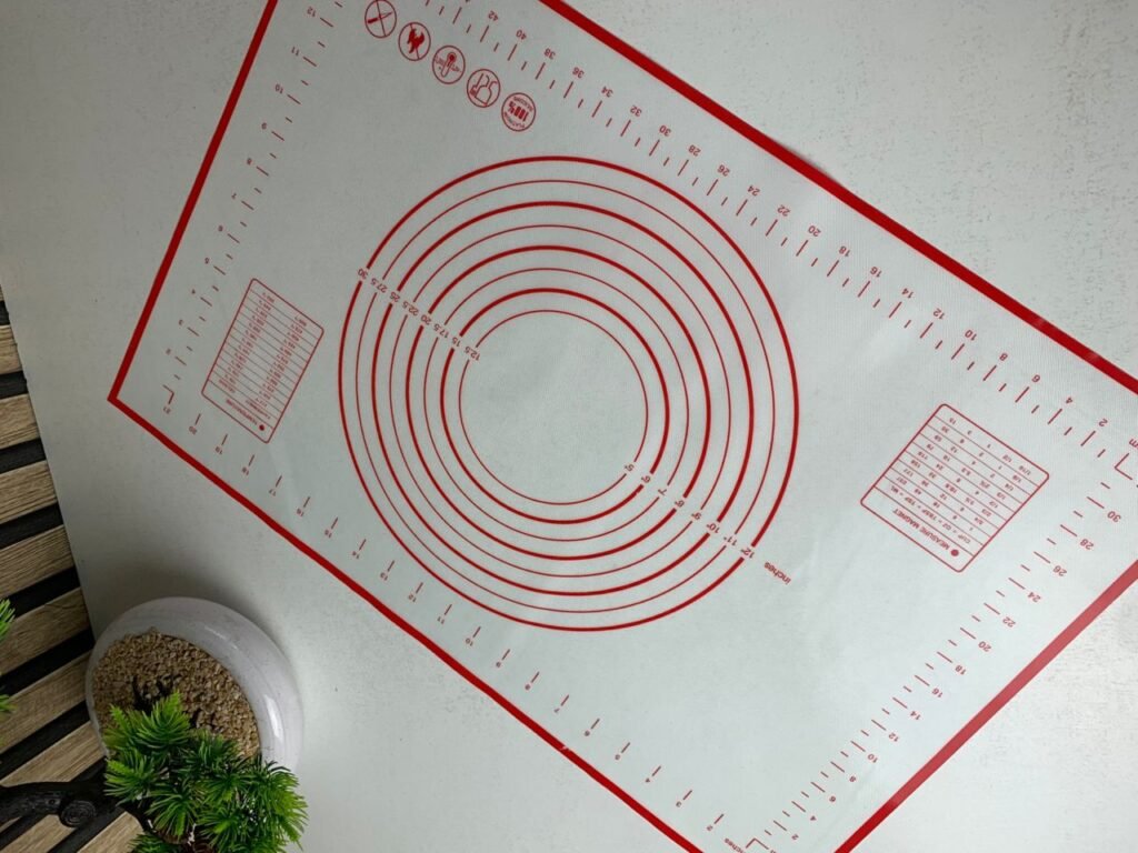 Tapis de pâtisserie en silicone avec graduations pour étaler la pâte – La précision pro au service de vos recettes