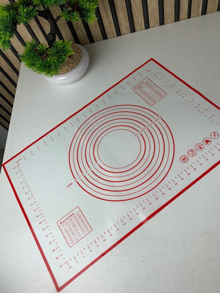Tapis de pâtisserie en silicone avec graduations pour étaler la pâte – La précision pro au service de vos recettes