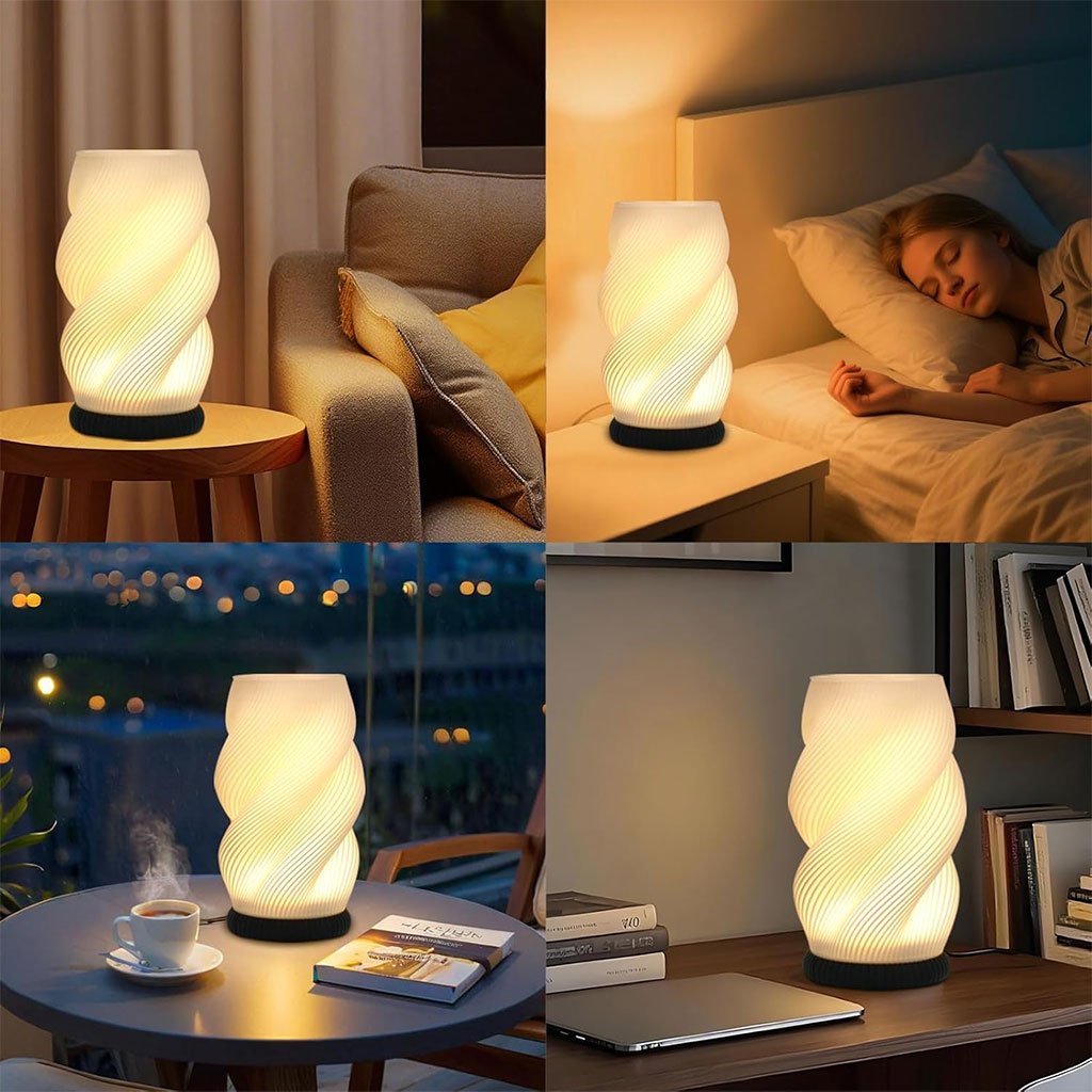 Lampe de Chevet & Vase Lumineux LED – Ambiance élégante et lumière sur mesure