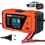 Chargeur de Batterie Intelligent 12V 8A – Protection Totale & Recharge Optimisée
