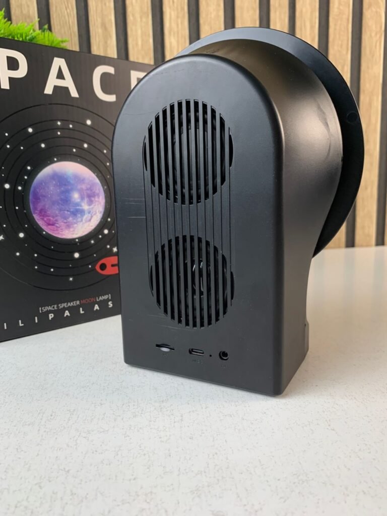 Haut-Parleur Bluetooth avec Lampe Lunaire LED 3D – Ambiance Son & Lumière Unique