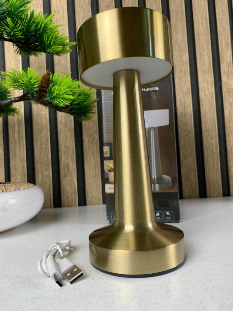 Lampe de Table LED Sans Fil à Capteur Tactile – Éclairage Dimmable Élégant & Protection des Yeux