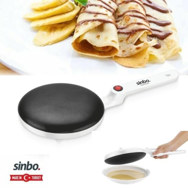 Machine à Crêpes Sinbo SP5208 – Crêpes Parfaites, Rapides & Saines