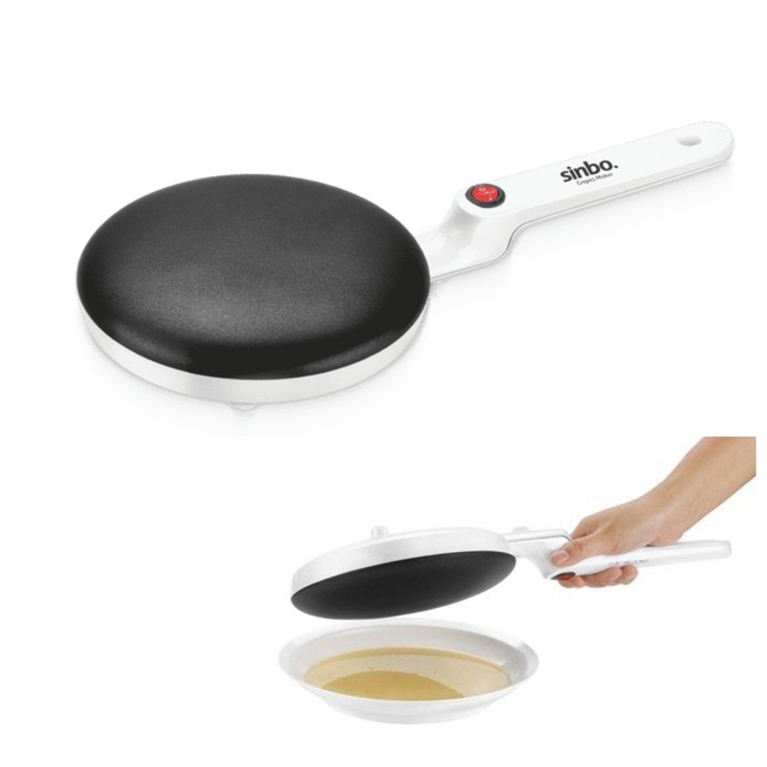 Machine à Crêpes Sinbo SP5208 – Crêpes Parfaites, Rapides & Saines - الصورة 5