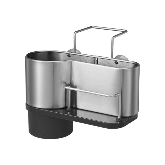 Porte-éponge de cuisine et organisateur suspendu pour évier – Un évier net, un plan de travail dégagé