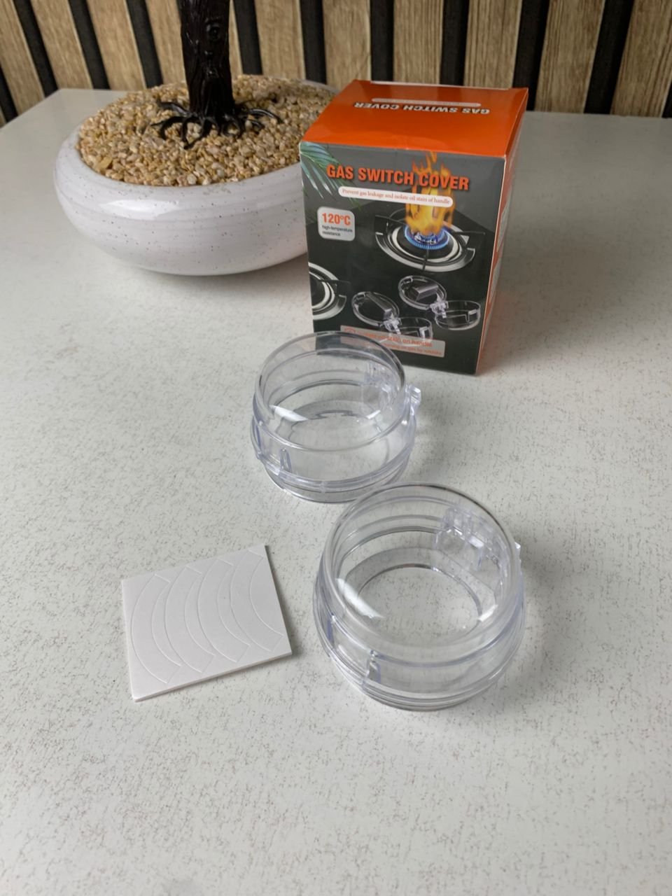 Protections transparentes universelles pour boutons de cuisinière à gaz - الصورة 7