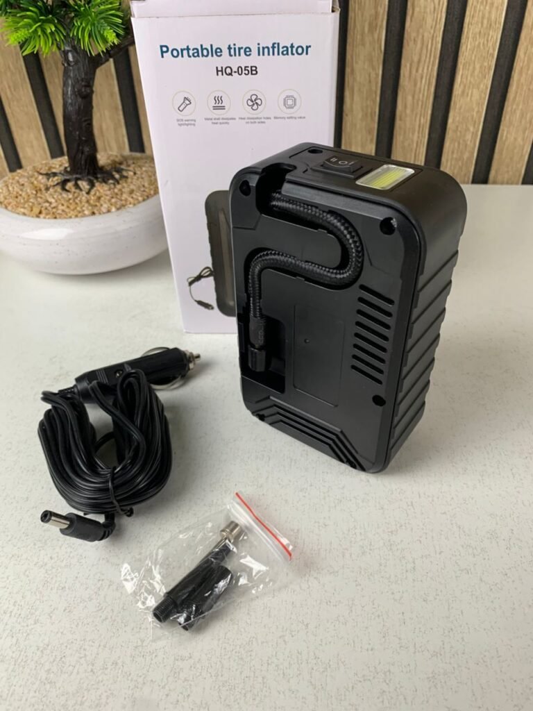 Pompe de Gonflage Portable Haute Pression avec Lampe LED – Rapide, compacte et toujours prête à l’action