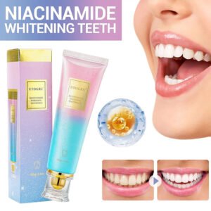 Dentifrice blanchissant à la niacinamide UTOGRU Triple Action – Pour un sourire éclatant et sain