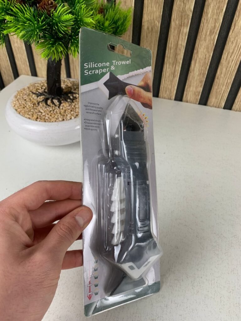 Outil 3-en-1 d’Élimination & Lissage du Silicone – Finition Parfaite, Rapide et Sans Effort