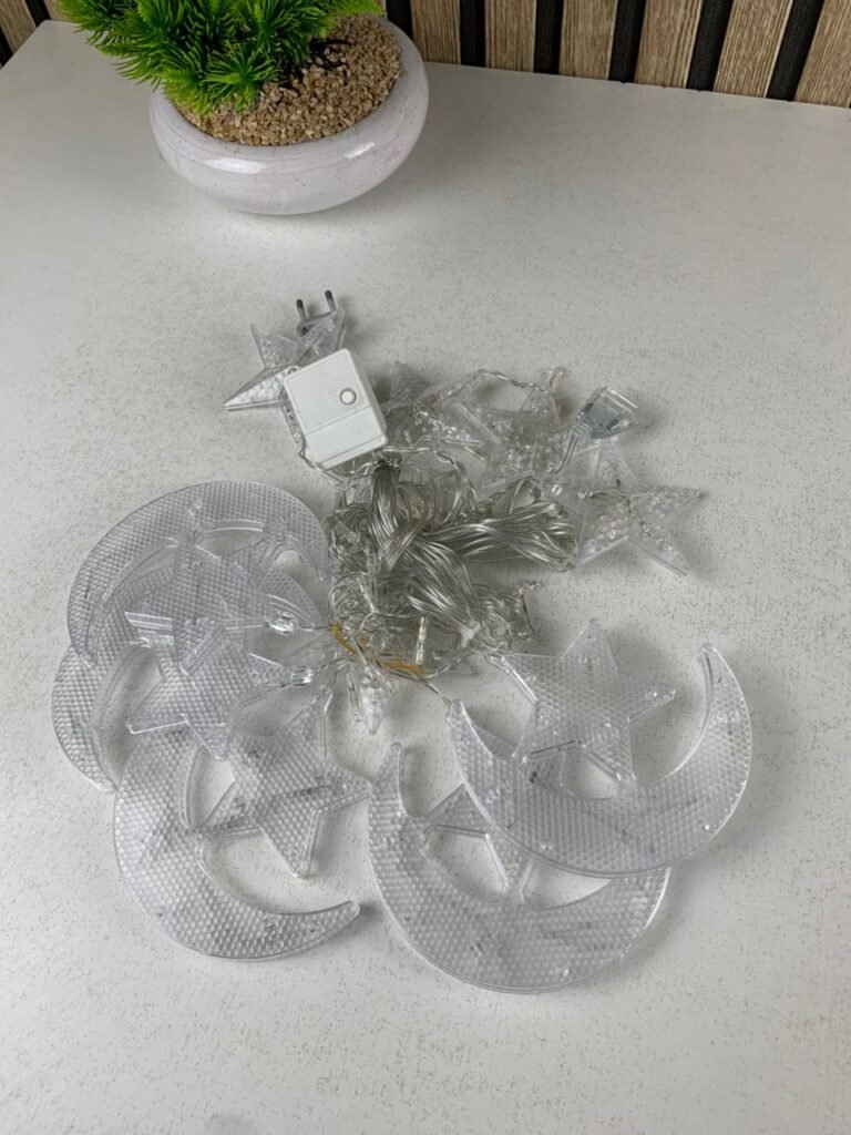 Guirlande Lumineuse Ramadan Croissant & Étoile V4 – Une ambiance spirituelle douce et élégante