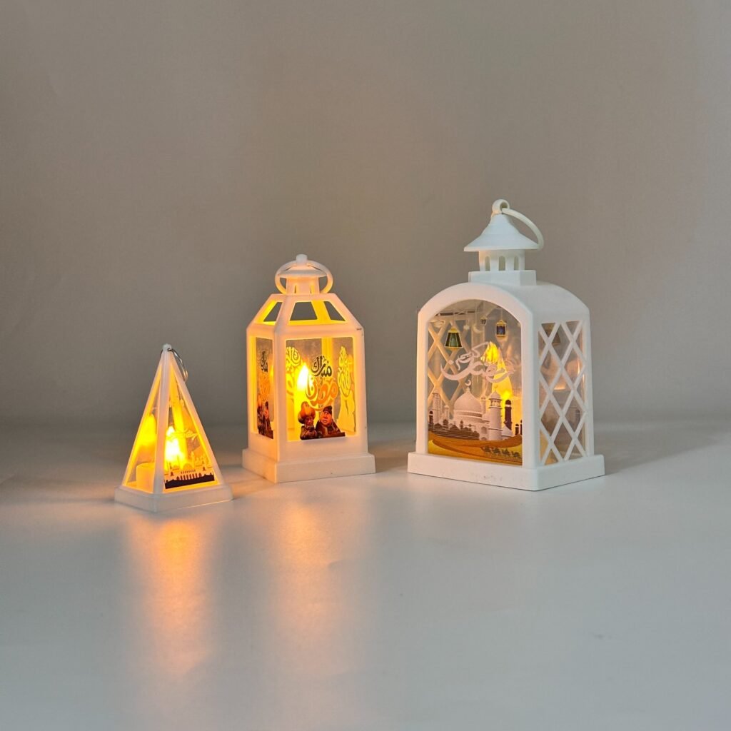 Pack Décoration Ramadan Fawanis + Guirlande Lumineuse 5 Pièces – Ambiance Spirituelle