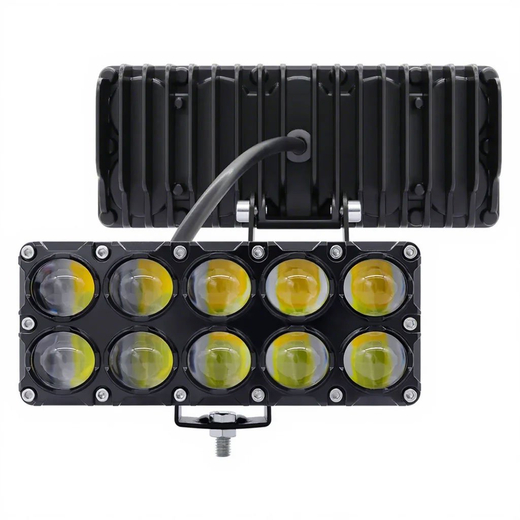 Feux antibrouillard 2PCS LED 6000K blanc 12–24V IP67 longue durée - الصورة 3