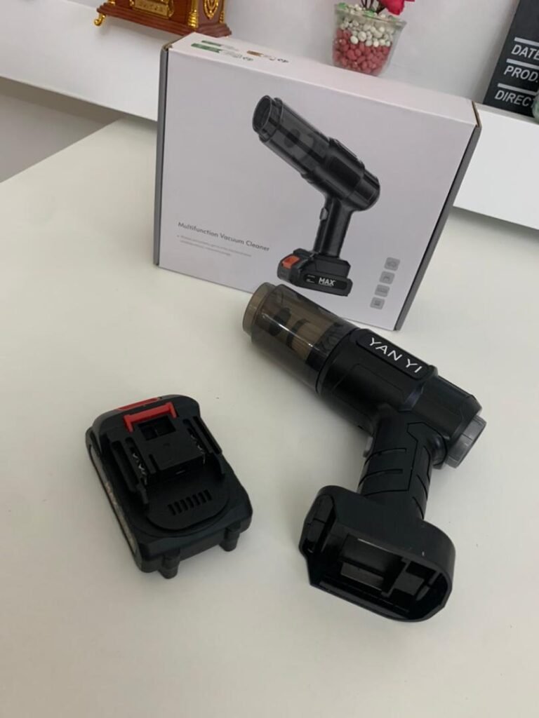 Aspirateur de Voiture à Main 21 000 Pa Sans Fil avec Batterie Rechargeable