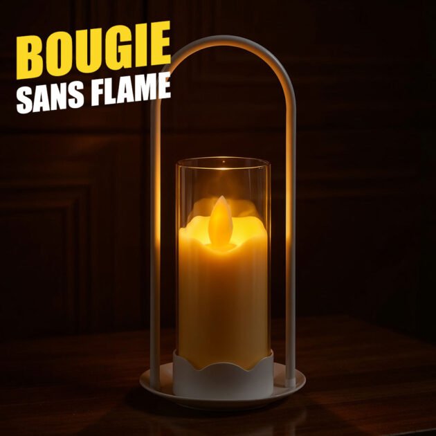 Bougie Électrique Élégante Sans Flamme – ambiance chaleureuse sans aucun danger