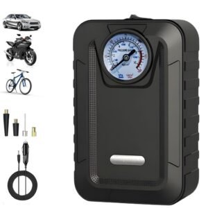 Pompe de Gonflage Portable Haute Pression avec Lampe LED – Rapide, compacte et toujours prête à l’action