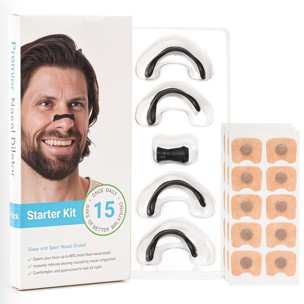 R-ZEN™ Bandes Nasales Magnétiques – Anti-Ronflement & Performance Sportive