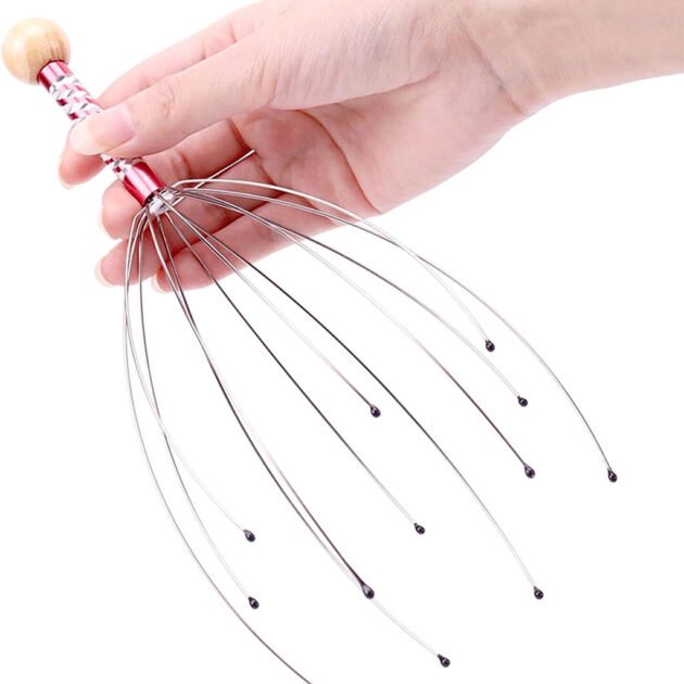 Masseur du cuir chevelu pour relaxation profonde