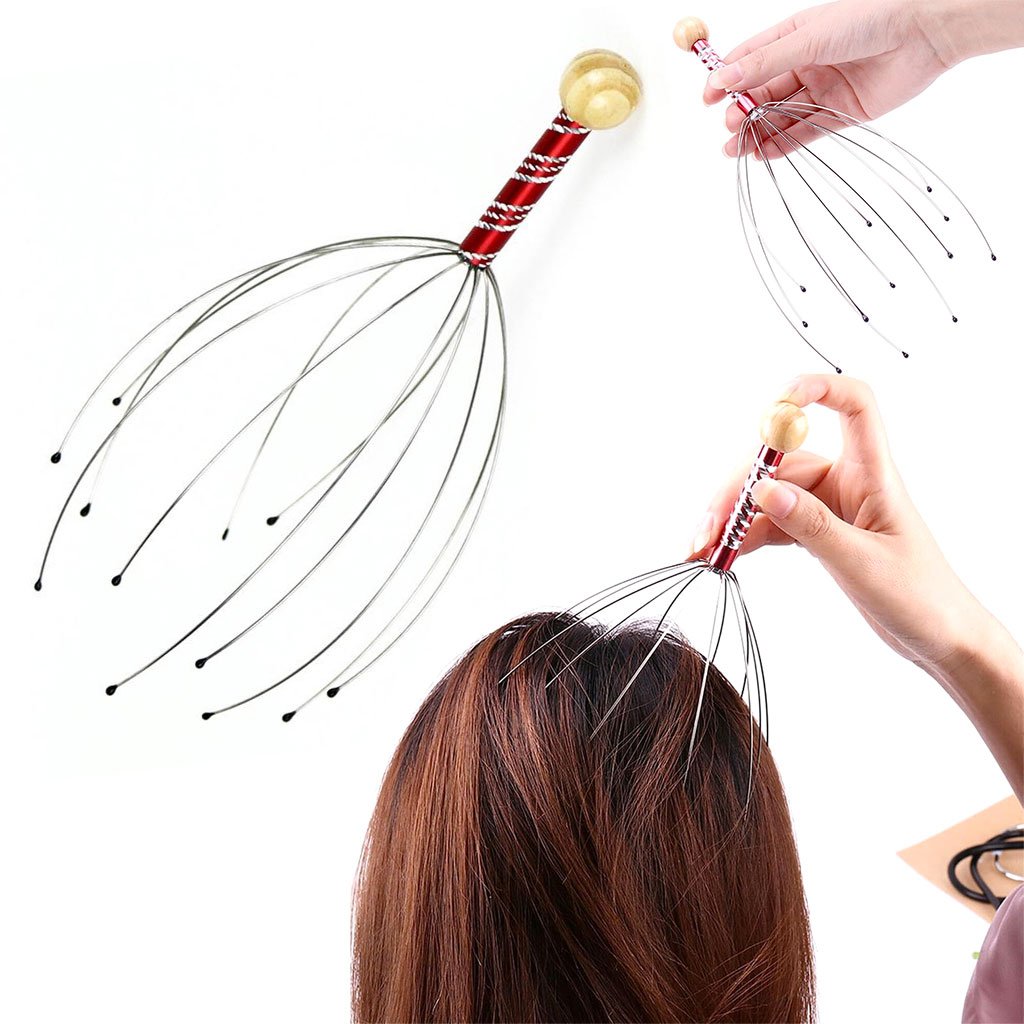 Masseur du cuir chevelu pour relaxation profonde