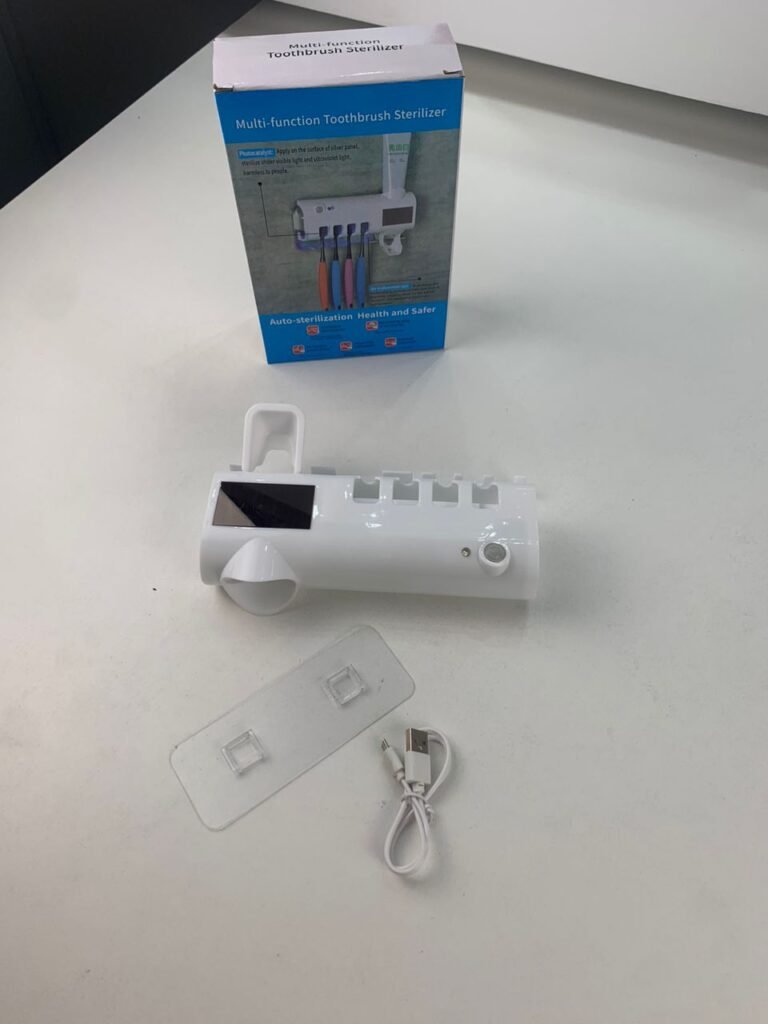 Support de Brosse à Dents UV avec Distributeur Dentifrice – Hygiène dentaire intelligente et pratique