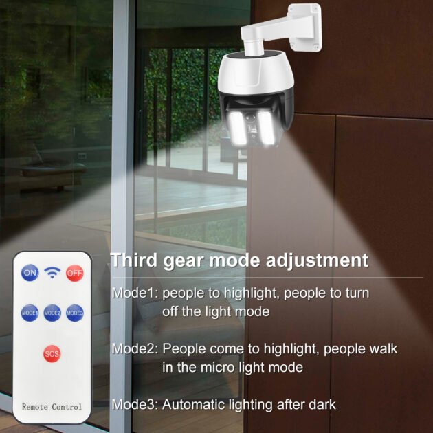 Fake Camera & Lampe Solaire avec Détecteur de Mouvement