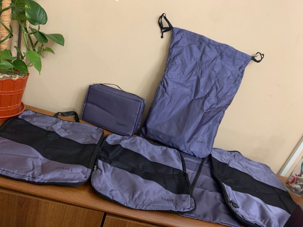 Lot de 6 Sacs de Voyage et Compression Extensibles – Organisation optimale pour tous vos voyages