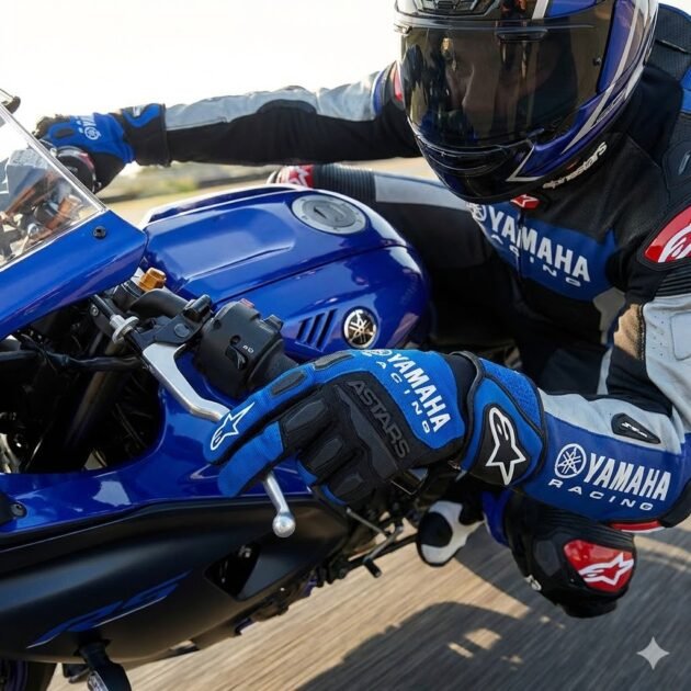 Gants Yamaha & Alpinestars – Protection Maximale, Grip Parfait & Design Sportif